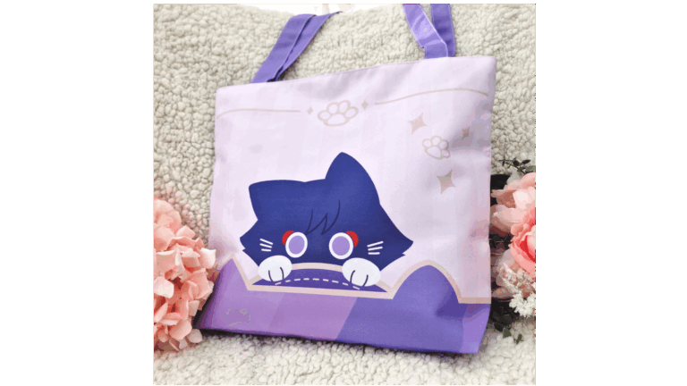 Tote bag with zipper
