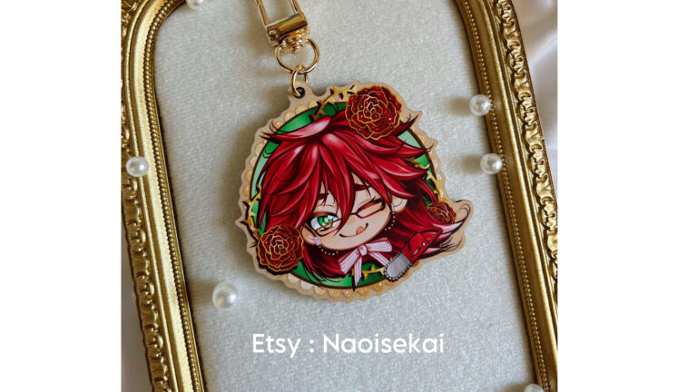 Black Bultler Grell Keychain