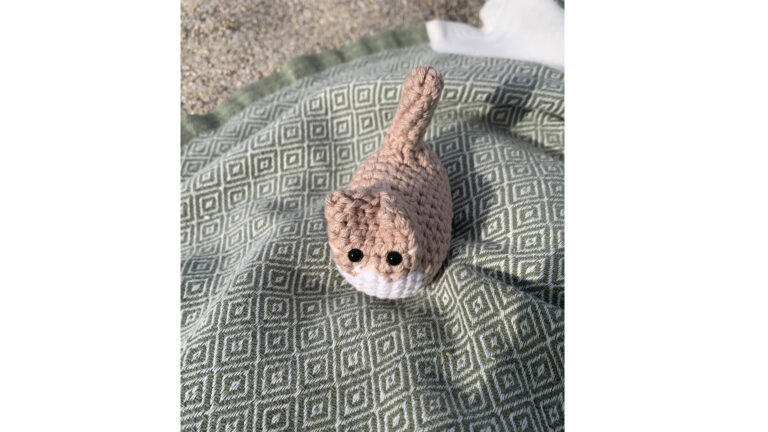 Crocheted cat
