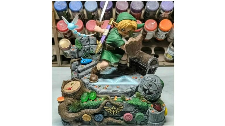 Création of Kathy’s art: Link and Epona