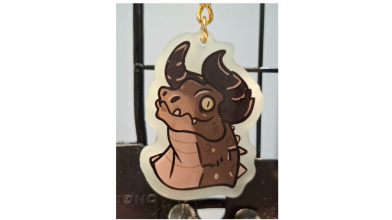 Fallout Deathclaw Glow in Dark Keychain
