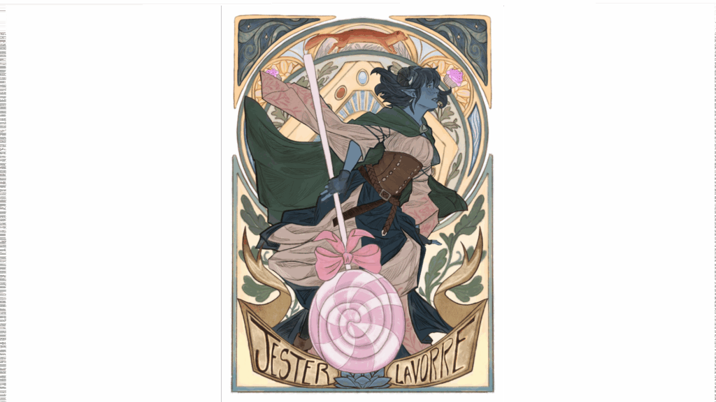 Jester Lavorre Print