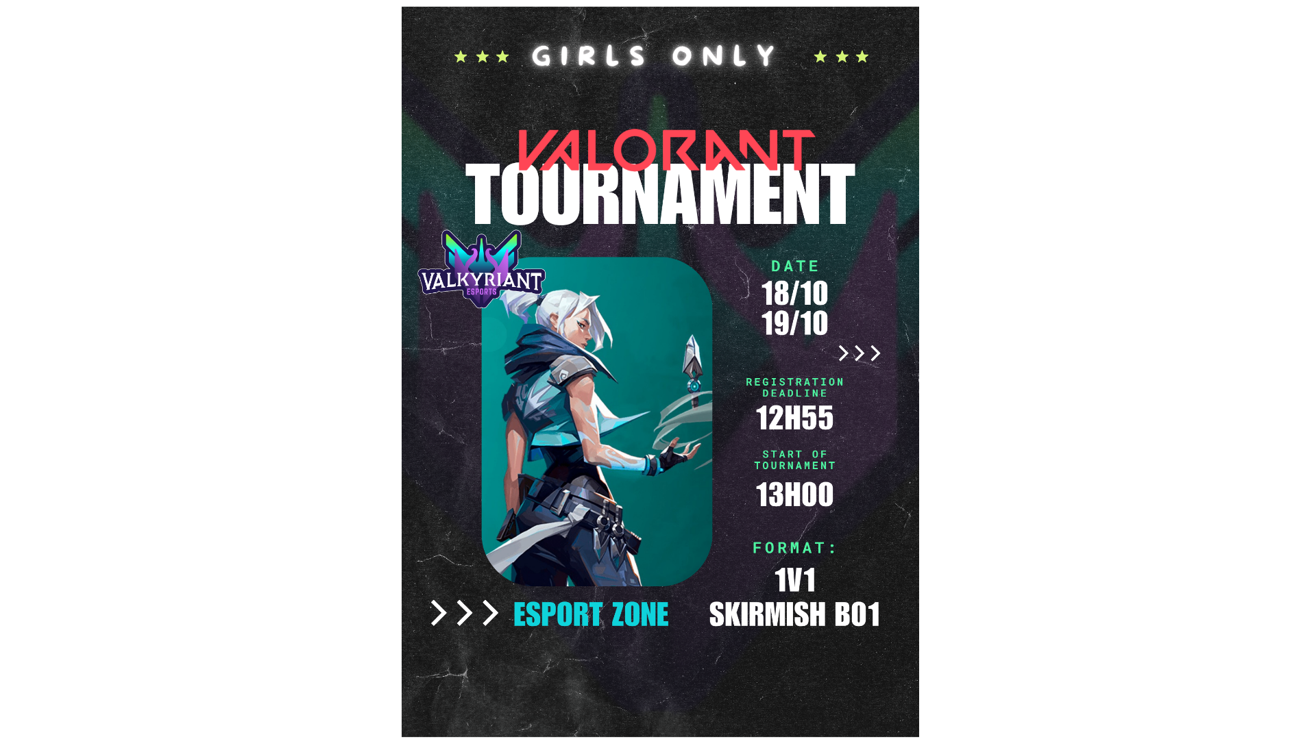 Valorant 1v1 Tournament – Women Only