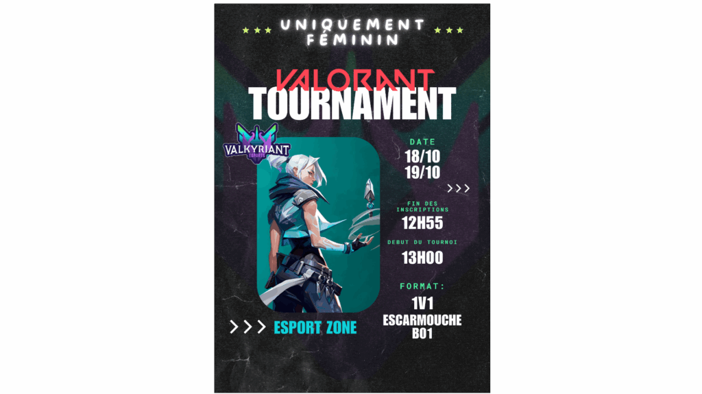 Tournoi Valorant 1v1 – Uniquement féminin