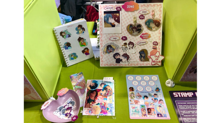 Zeno merch (stickers, keychains)