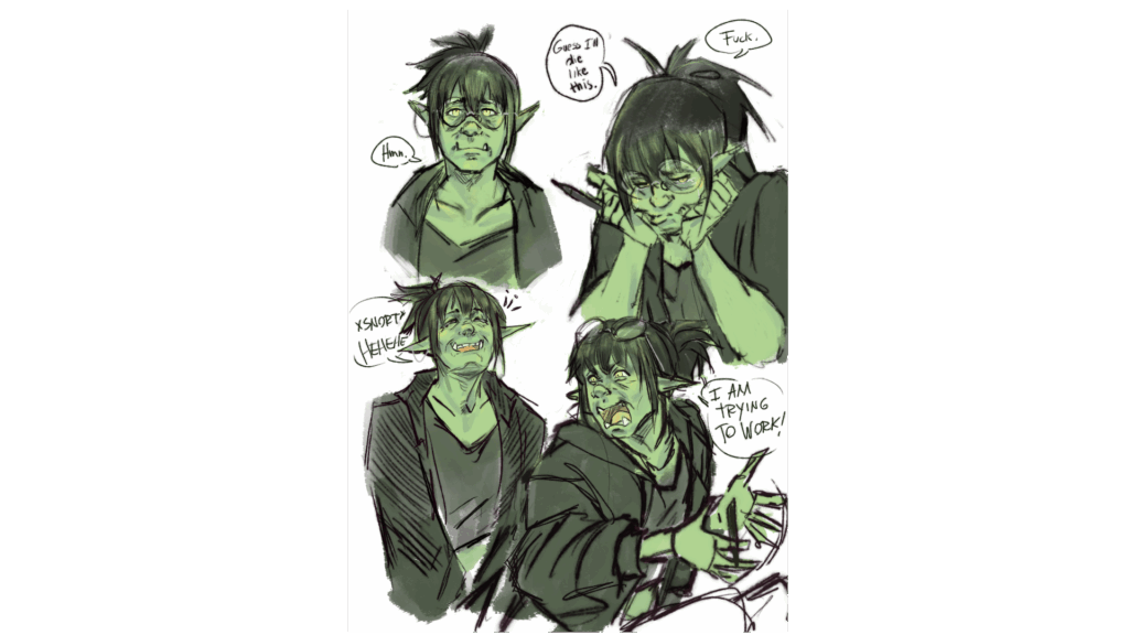 Custom character Drawings