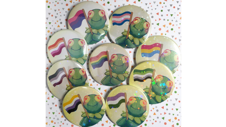 Pride Kermies – Button Badges