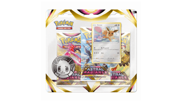 Pokemon Astral Radiance 3 booster blister &ndash; Eevee