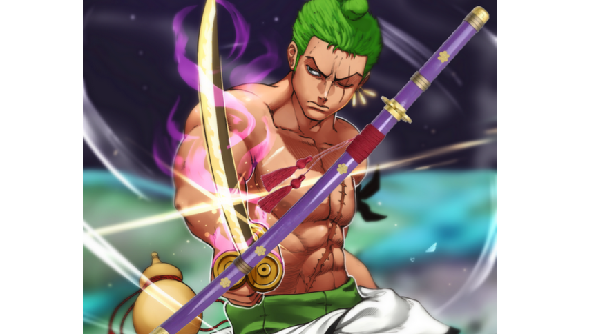 ENMA KATANA DE ZORO RÉPLIQUE VIOLET