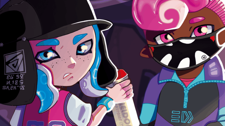 Splatoon graffiti print