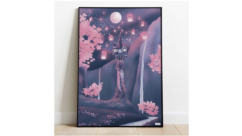 Illustration Poster Raspunzel