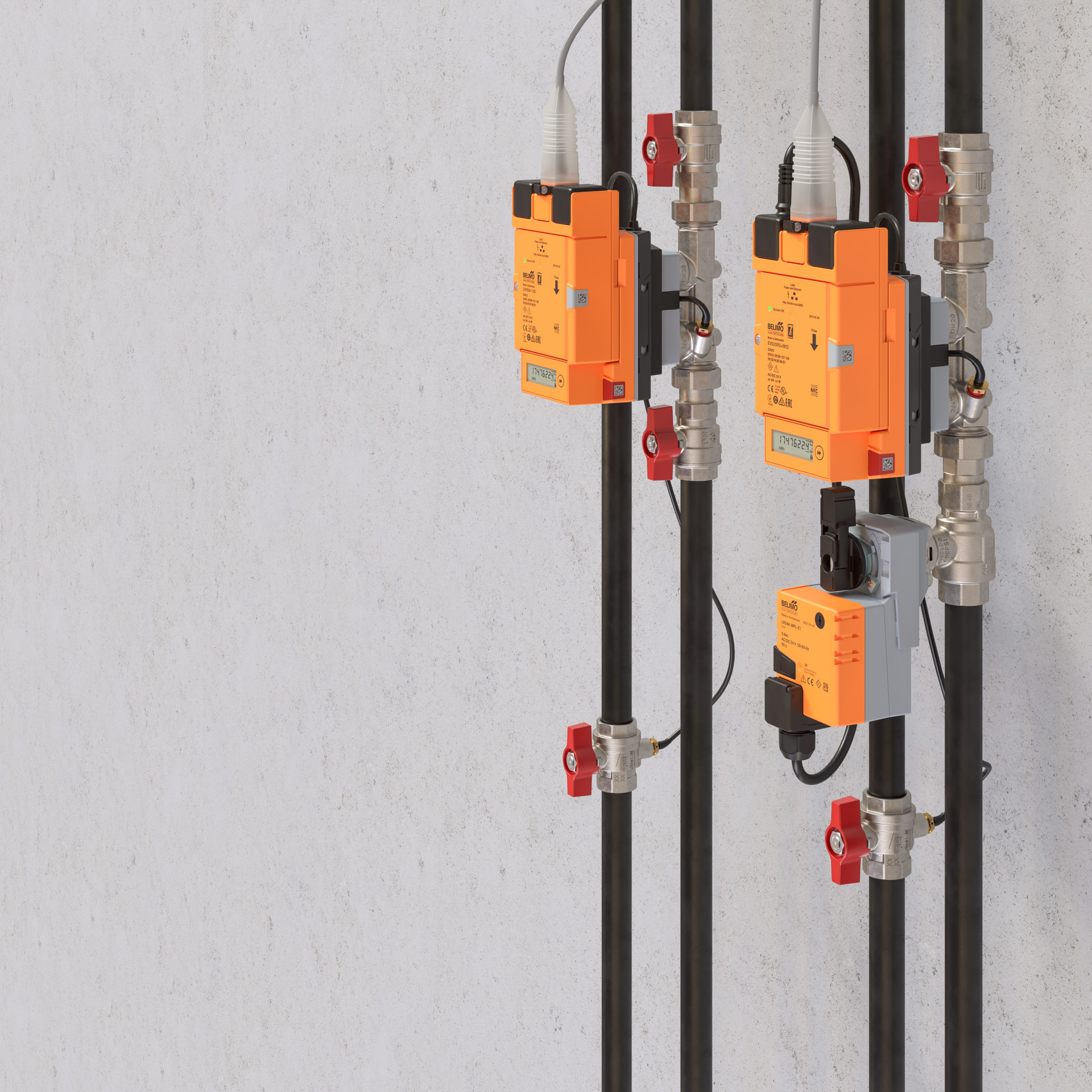 Belimo Energy Valve tm en energiemeter. Installatie Vakbeurs