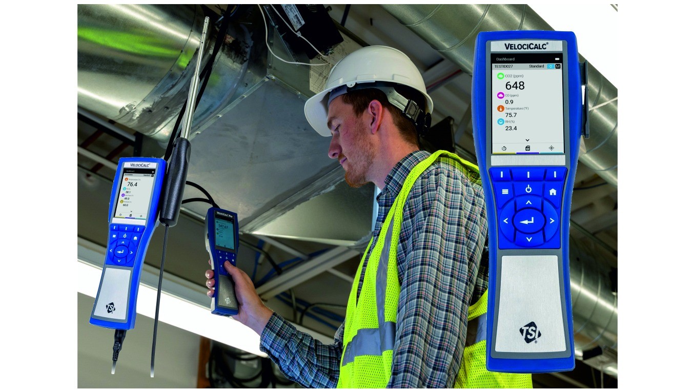 TSI lanceert de volgende generatie VelociCalc® en VelociCalc® Pro multifunctionele ventilatie- en binnenklimaatmeters, de 96xx serie!