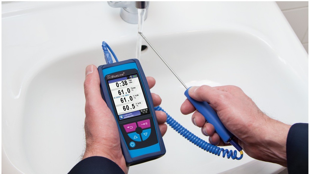 BLAUWE LIJN temperatuurmeting