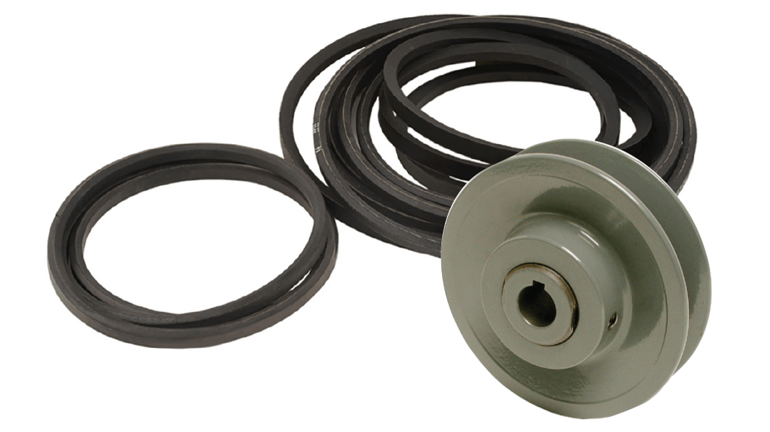 V-snaren, poelies & klembussen