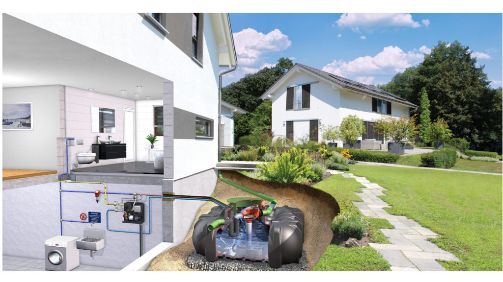 Platin Huis-Professioneel regenwatersysteem