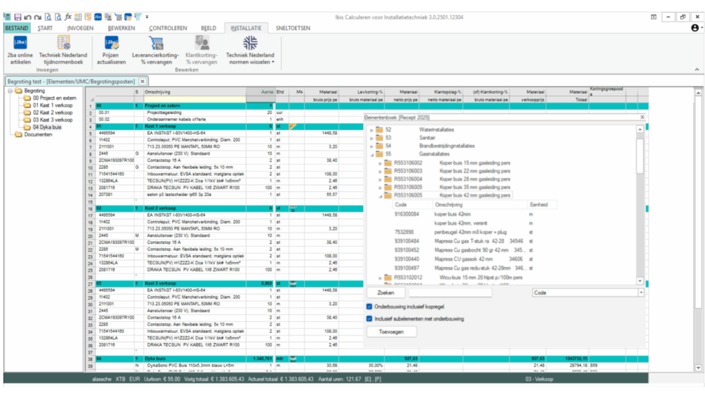 Ibis Calculeren voor Installatietechniek
