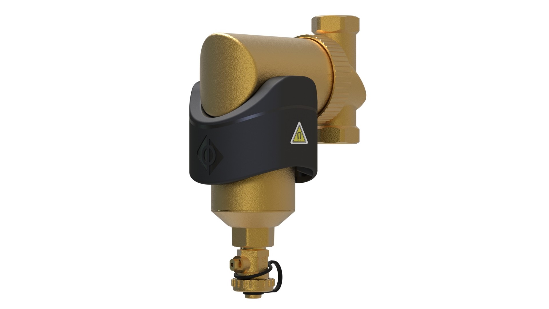 SpiroTrap vuilafscheiding met magneet – Messing