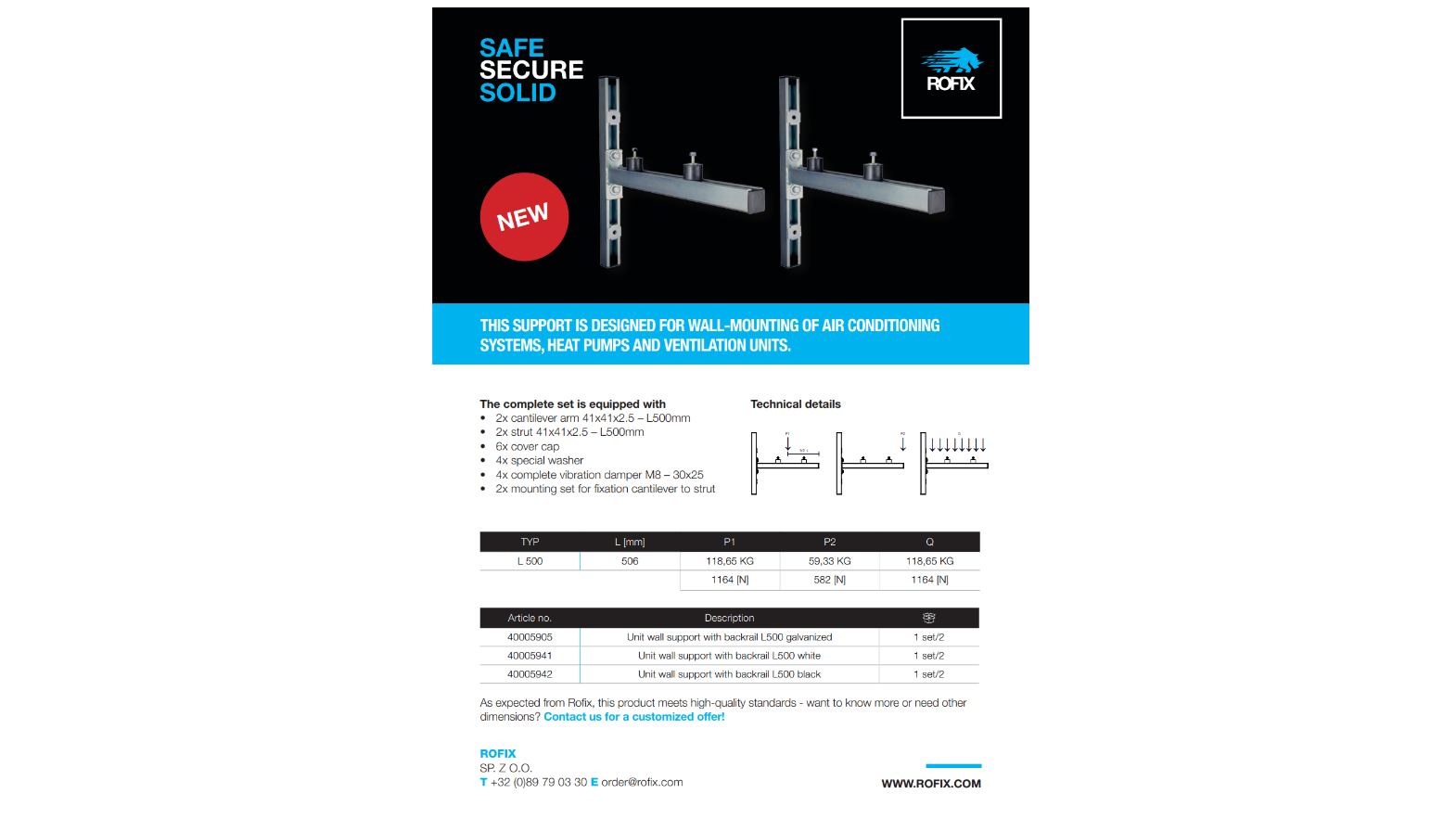 universele wall support