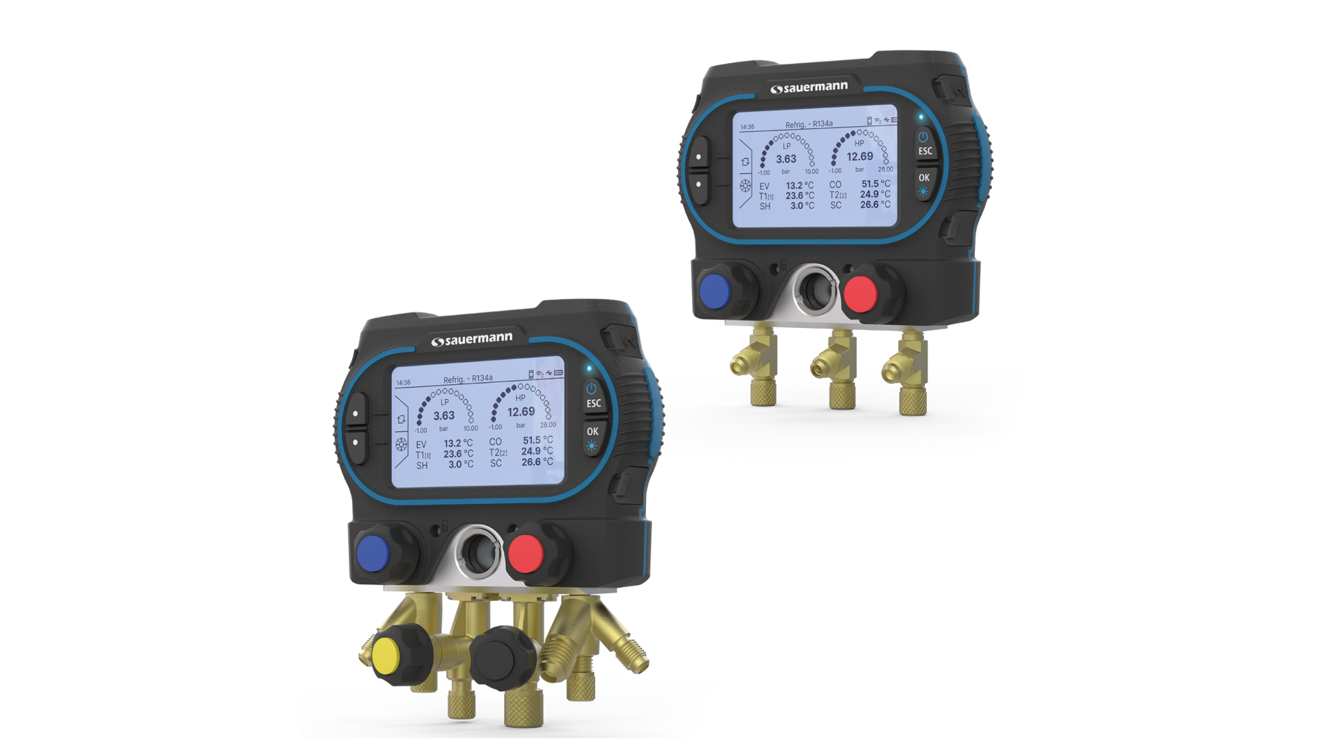 Sauermann lanceert digitale manifolds voor koeltechniek: Si-RM350 en Si-RM450