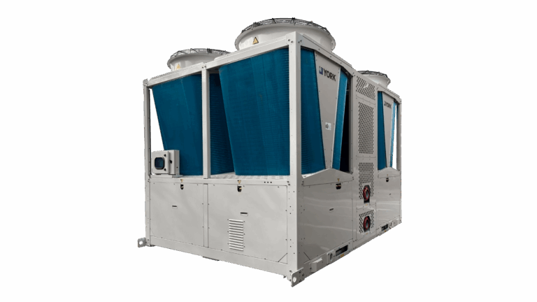 YMAE Inverter Scroll Modular Heat Pump Chiller 35-140 TR (123 – 492 kW)