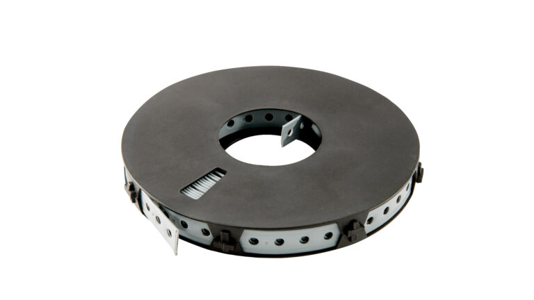 montageband gegalvaniseerd, geplastificeerd en RVS