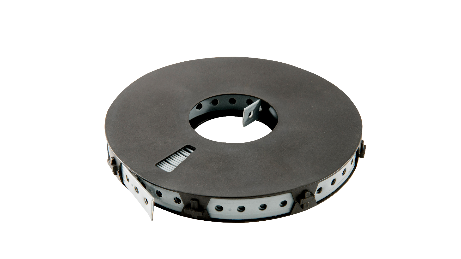 montageband gegalvaniseerd, geplastificeerd en RVS