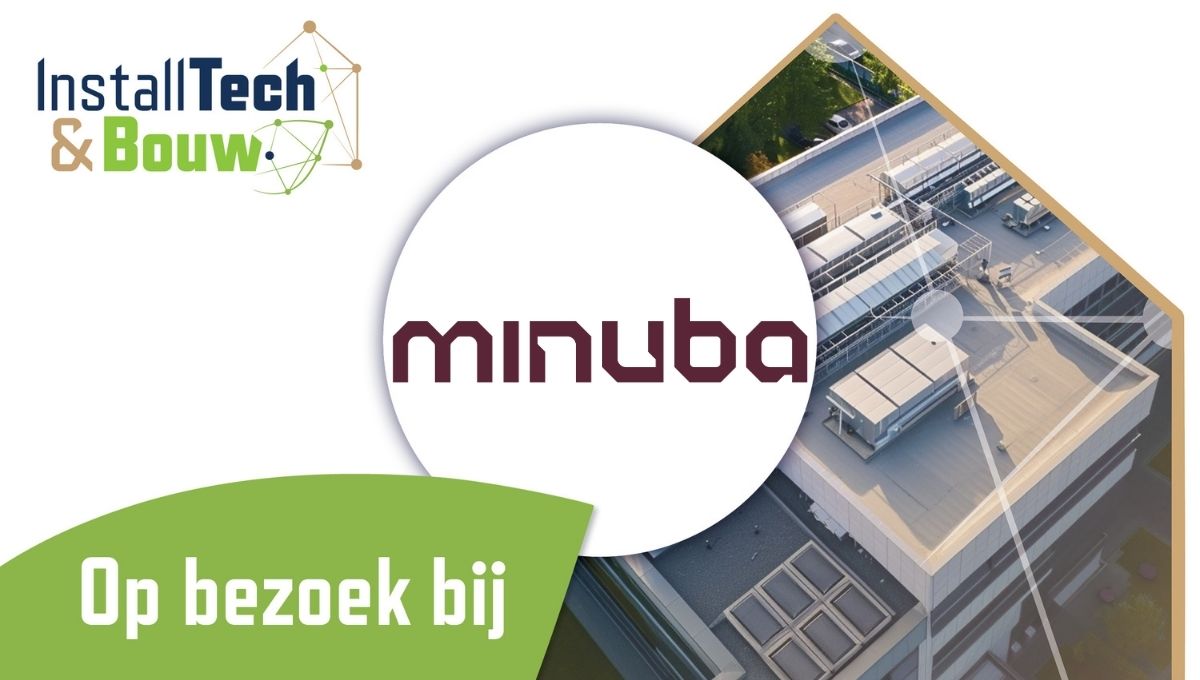 InstallTech & Bouw bezoekt Minuba op bedrijfsdak