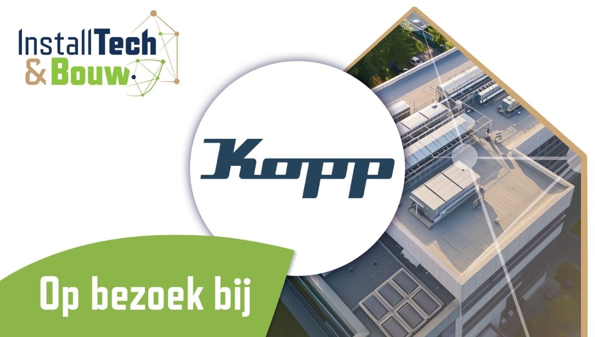 InstallTech & Bouw bezoekt Kopp op bedrijfsdak