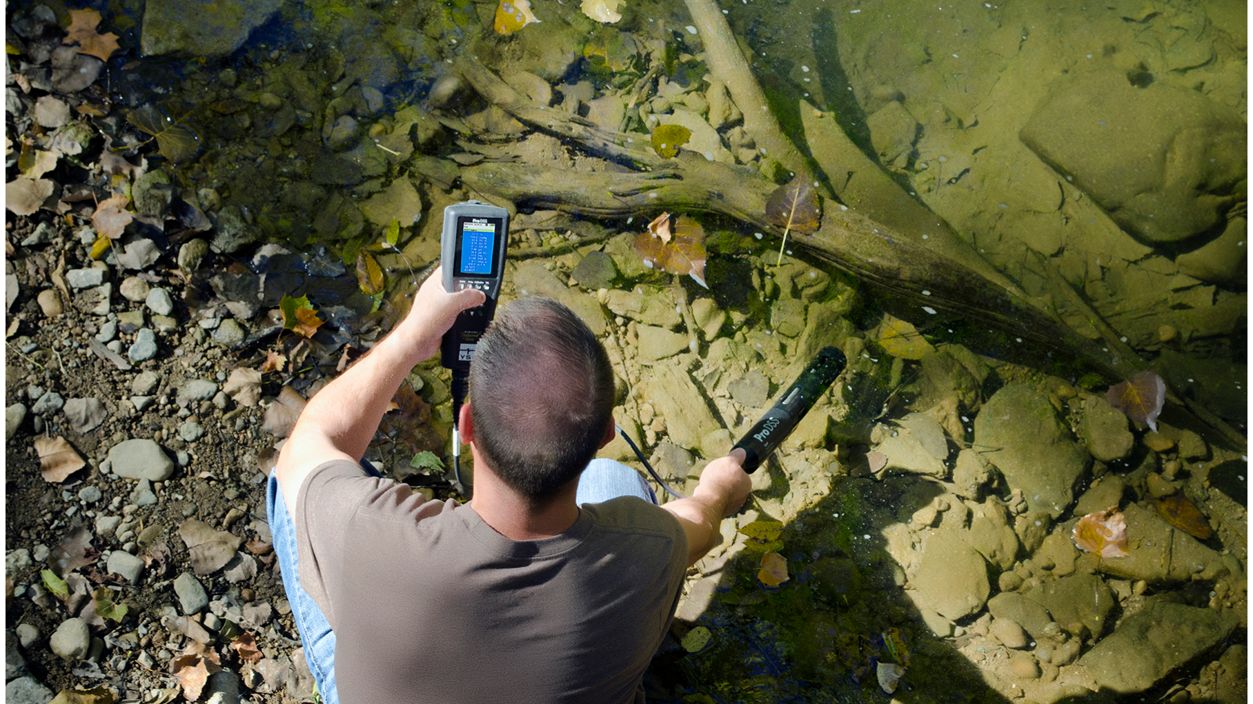 Veelzijdige draagbare multiparameter met digitale sensoren.