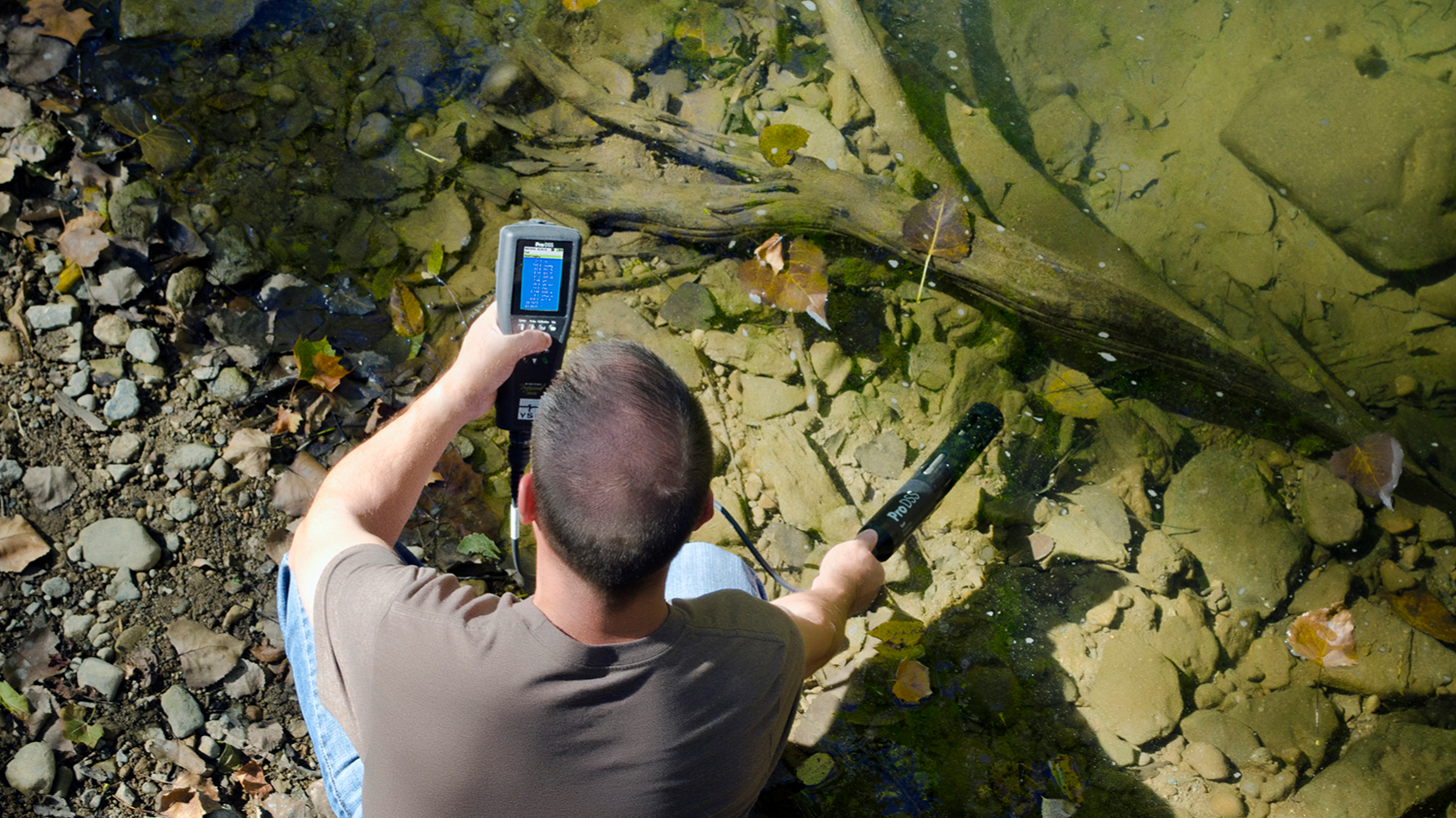 Versatile portable multiparameter instrument with digital sensors.