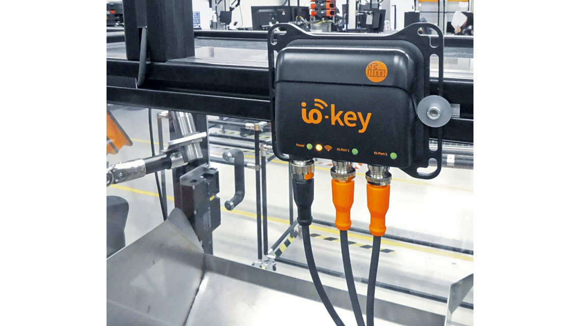 io-key – centralised monitoring of sensor data of small or decentralised applications