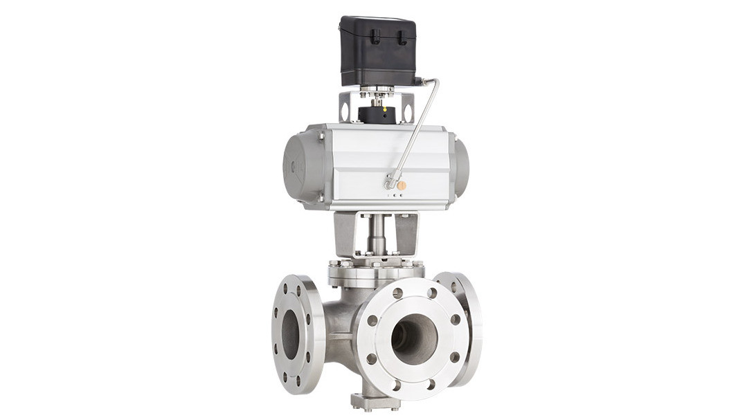 Vanne à trois voies à secteur sphérique Type 4080