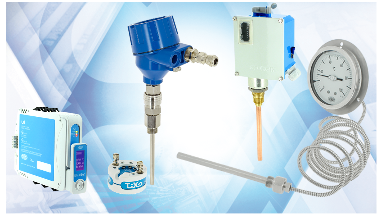 Georgin is gespecialiseerd in industriële instrumentatie en interfacing van temperatuursignalen.