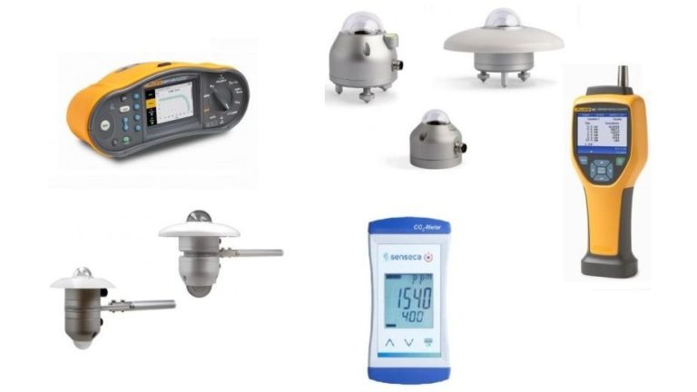 Ontdek ons assortiment “Milieu metingen”. Meetapparatuur voor zonnestraling – luchtkwaliteit – deeltjes