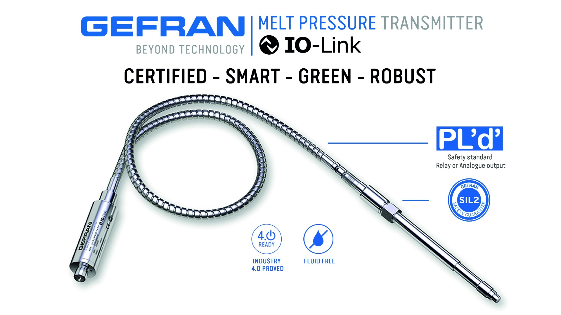 GEFRAN IMPACT smeltdruksensor : absolute wereldtop!