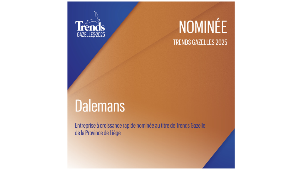 🌟 DALEMANS nominated for the Trends Gazelles 2025 in the province of Liège!