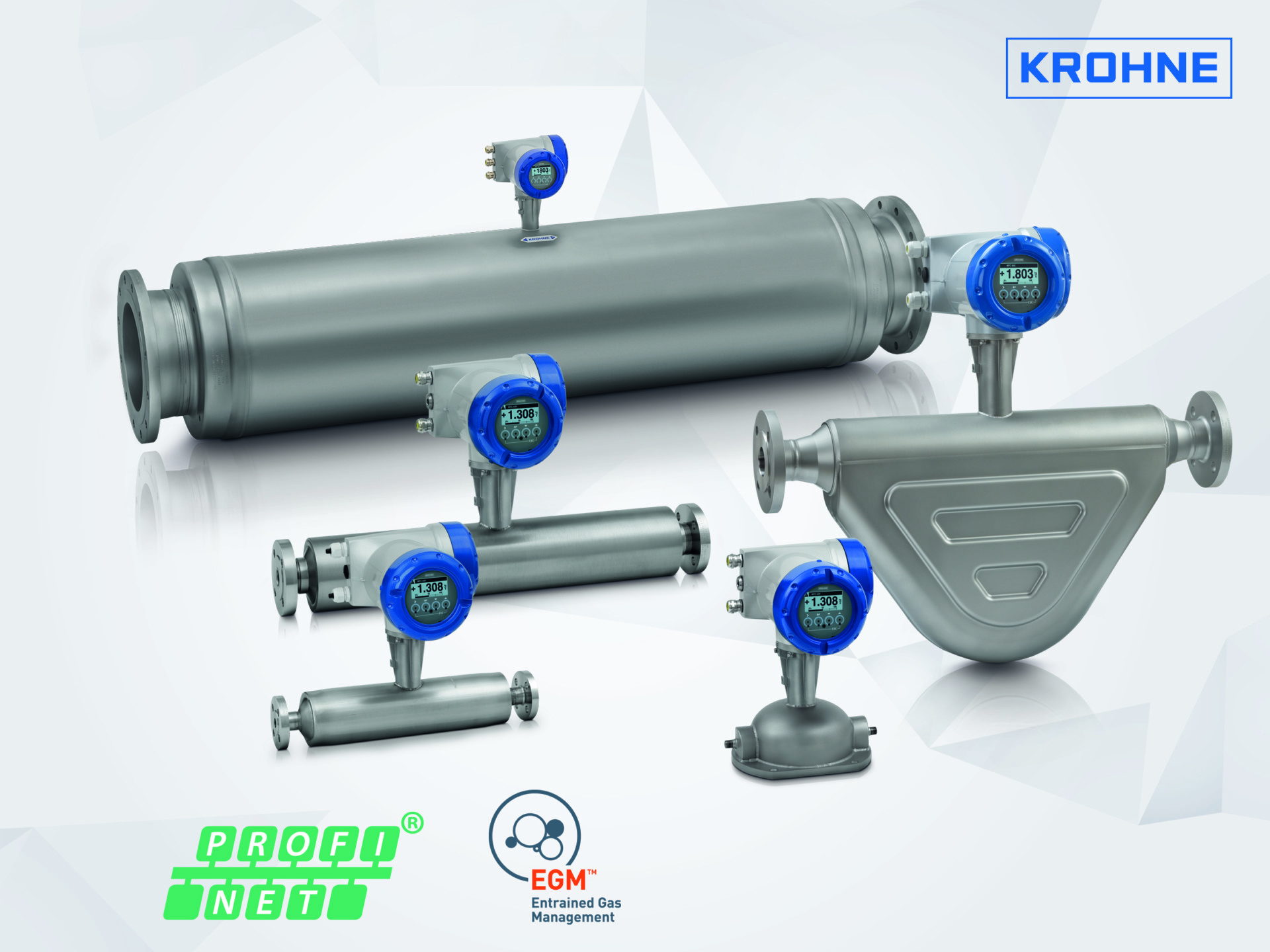 OPTIMASS Coriolis massaflowmeters met Entrained Gas Management