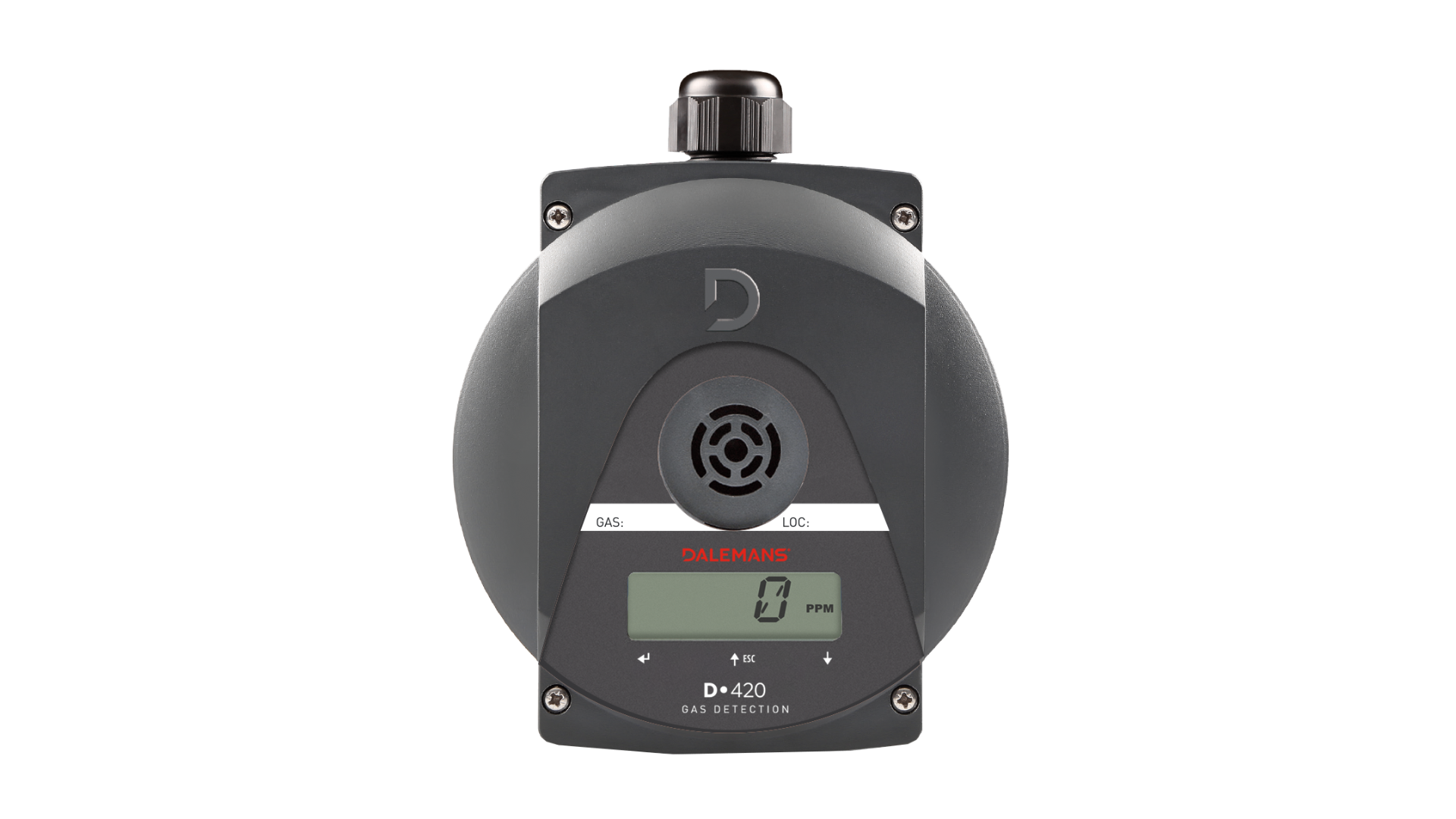 D•420 detector van gas of zuurstof