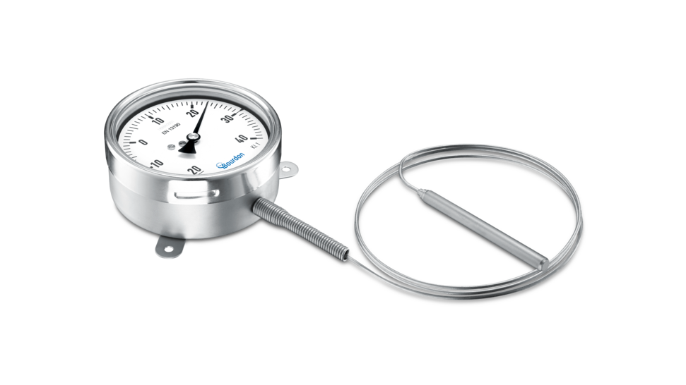 TSF – Gas filled temperature gauge. Measure from -200 to +800°C