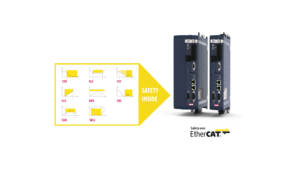 Servo Drive mit geberlosen Sicherheitsfunktionen direkt im Antrieb