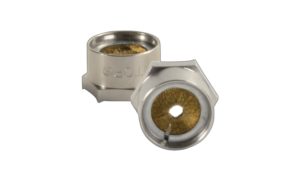 ENTBN-M-C – Locknut hexagon, brass nickel-plated, metric, EMC-Brush