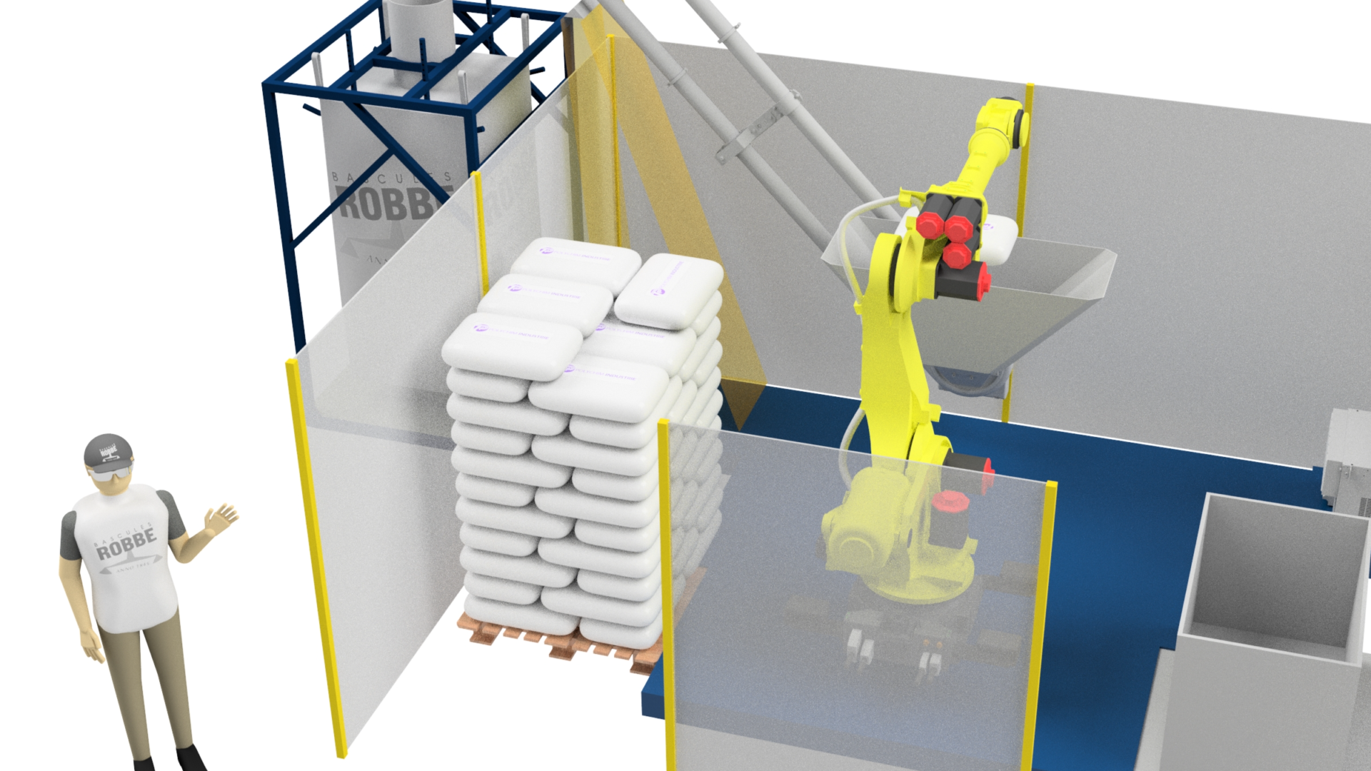Automatic depalletizing of bags