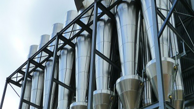 Dust extraction and flue gas cleaning