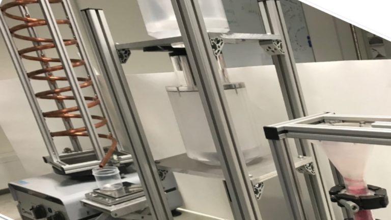 Laboratory analysis of segregation of powders