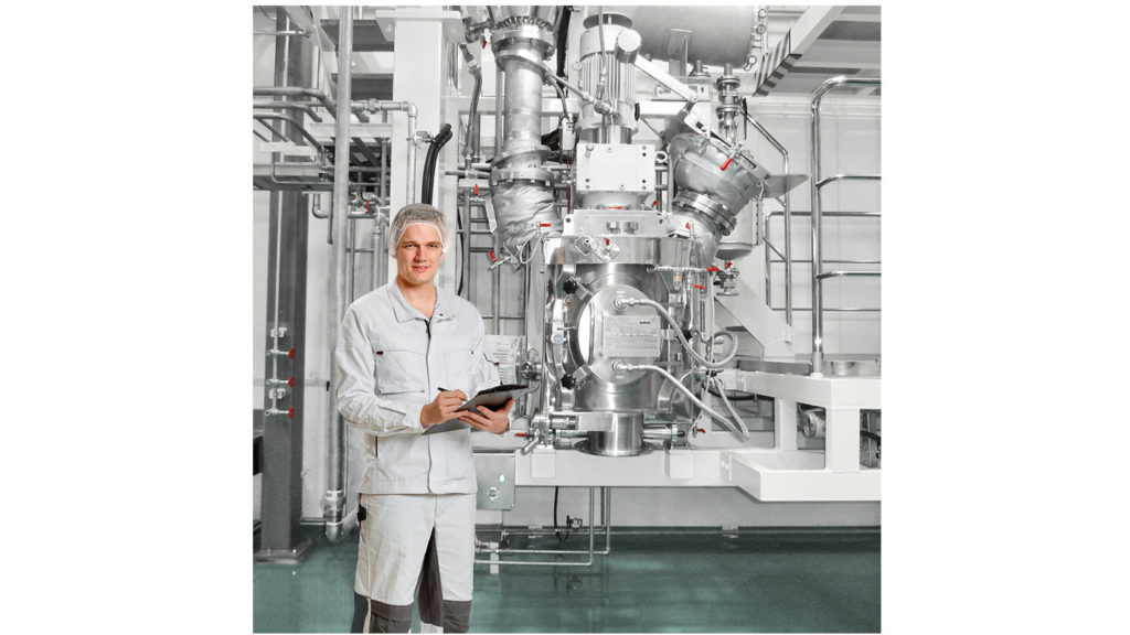 Mixing reactor / vacuum mixing-dryer