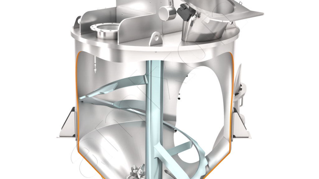 Vertical cone mixer