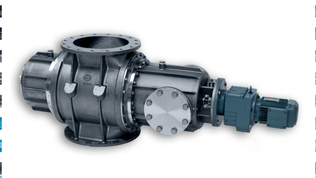 Safe rotary valve for toxic process gases