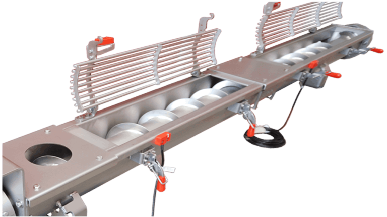 Trough Screw conveyors for efficient bulk transport