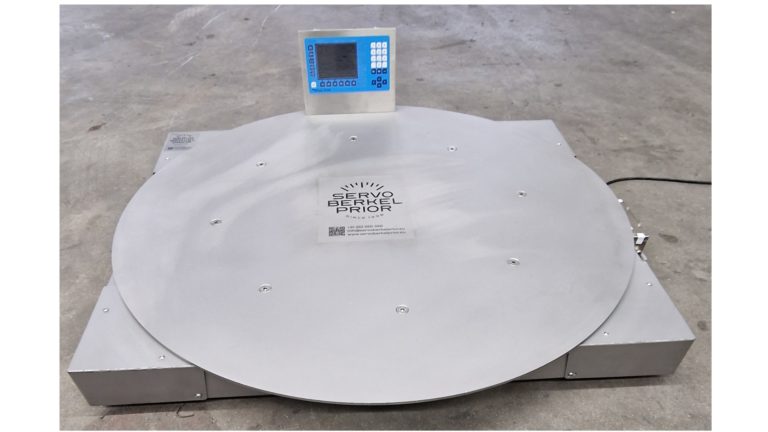 Our new pallet weigher with turntable